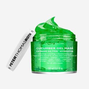 PTR Cucumber Gel Mask Extreme Detox Hydrator, Facial Mask.